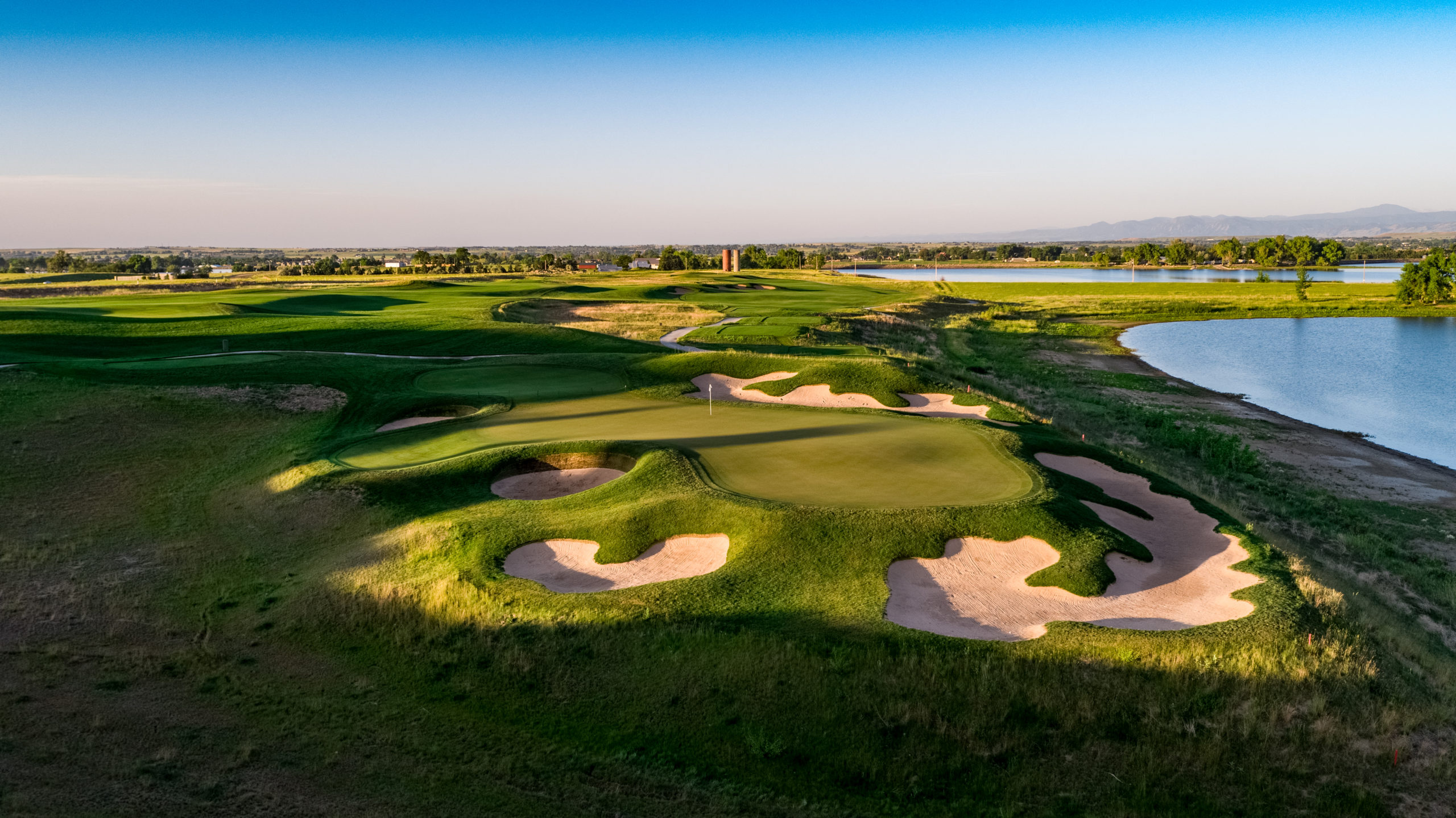 Colorado's only PGA TOUR-managed course offers a challenging layout with multiple tee options (source: Heron Lakes at TPC Colorado).